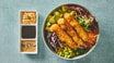 Crispy ebi Ris/Nudler Bowl